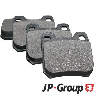 Jp Group Bremsbeläge hinten (Satz) [Hersteller-Nr. 1263700410] für Chevrolet, Opel, Saab, Vauxhall von JP GROUP