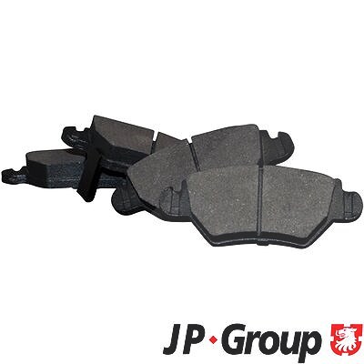 Jp Group Bremsbeläge hinten (System BOSCH) [Hersteller-Nr. 1263700210] für Chevrolet, Opel, Vauxhall von JP GROUP