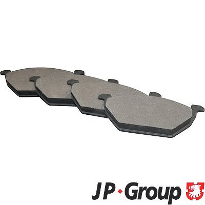 Jp Group Bremsbeläge vorne (Satz) [Hersteller-Nr. 1163600910] für Audi, Seat, Skoda, VW von JP GROUP