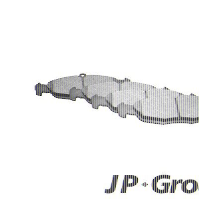 Jp Group Bremsbeläge vorne (Satz) [Hersteller-Nr. 1263600810] für Gm Korea, Jaguar, Opel von JP GROUP