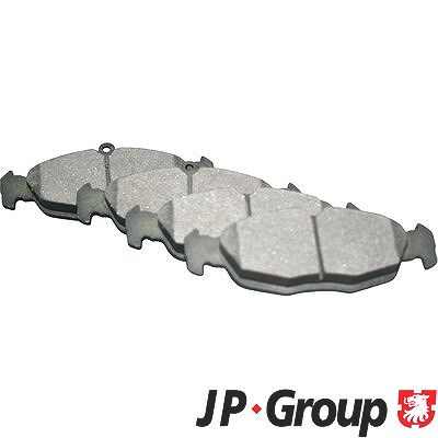 Jp Group Bremsbeläge vorne (Satz) [Hersteller-Nr. 1263600810] für Chevrolet, Daewoo, Jaguar, Opel, Vauxhall, Zaz von JP GROUP