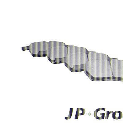 Jp Group Bremsbeläge vorne (Satz) [Hersteller-Nr. 1263601010] für Opel, Saab von JP GROUP