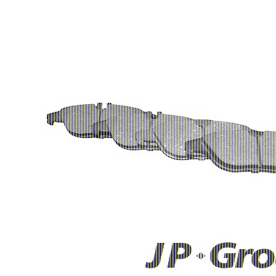 Jp Group Bremsbelagsatz, Scheibenbremse [Hersteller-Nr. 1363702310] für Mercedes-Benz, Mitsubishi von JP GROUP