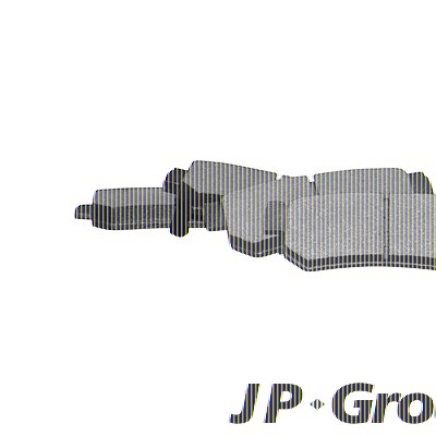 Jp Group Bremsbelagsatz, Scheibenbremse [Hersteller-Nr. 3263700410] für Ssangyong von JP GROUP
