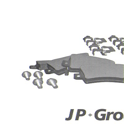 Jp Group Bremsbelagsatz, Scheibenbremse [Hersteller-Nr. 3463700310] für Honda von JP GROUP