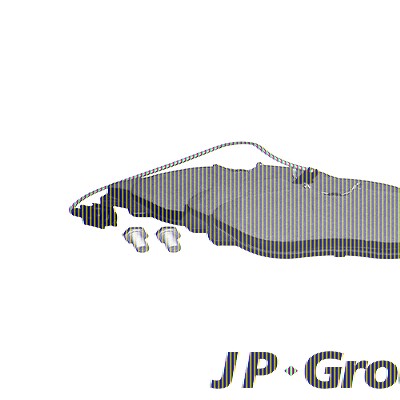 Jp Group Bremsbelagsatz, Scheibenbremse [Hersteller-Nr. 4163602310] für Citroën, Fiat, Peugeot von JP GROUP