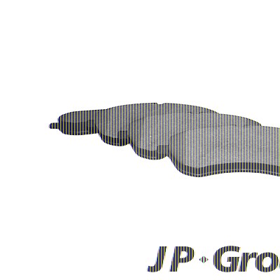 Jp Group Bremsbelagsatz Vorderachse [Hersteller-Nr. 1363601310] für Mercedes-Benz von JP GROUP