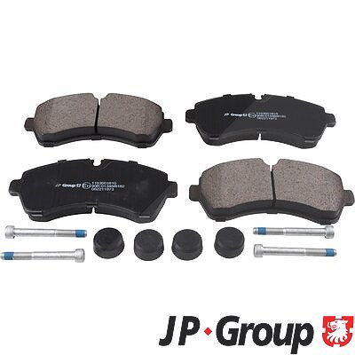 Jp Group Bremsbelagsatz Vorderachse [Hersteller-Nr. 1163601810] für Mercedes-Benz, VW von JP GROUP