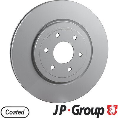 Jp Group Bremsscheibe [Hersteller-Nr. 4063102300] für Nissan von JP GROUP