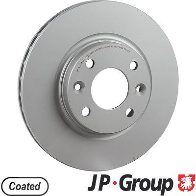 Jp Group Bremsscheibe [Hersteller-Nr. 4363102900] für Dacia, Renault, Smart von JP GROUP