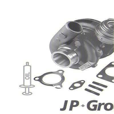 Jp Group Lader, Aufladung [Hersteller-Nr. 1117402400] für VW von JP GROUP