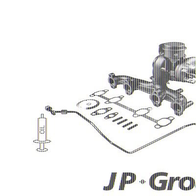 Jp Group Lader, Aufladung [Hersteller-Nr. 1117800710] für Audi, Seat, Skoda, VW von JP GROUP