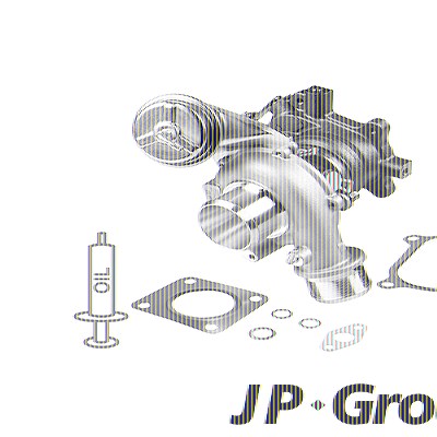 Jp Group Lader, Aufladung [Hersteller-Nr. 3317401100] für Fiat, Lancia von JP GROUP