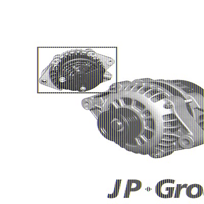 Jp Group Lichtmaschine 100A [Hersteller-Nr. 1290100700] für Opel von JP GROUP