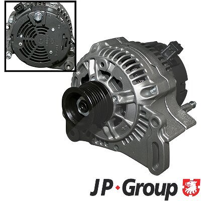 Jp Group Lichtmaschine 70A [Hersteller-Nr. 1190100400] für Seat, Skoda, VW von JP GROUP