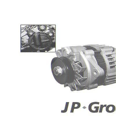 Jp Group Lichtmaschine 70A [Hersteller-Nr. 1290100800] für Opel von JP GROUP