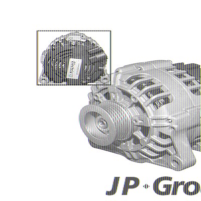 Jp Group Lichtmaschine 80A [Hersteller-Nr. 4190100900] für Citroën, Fiat, Lancia, Peugeot von JP GROUP