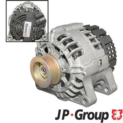 Jp Group Lichtmaschine 80A [Hersteller-Nr. 4190100900] für Citroën, Fiat, Lancia, Peugeot von JP GROUP