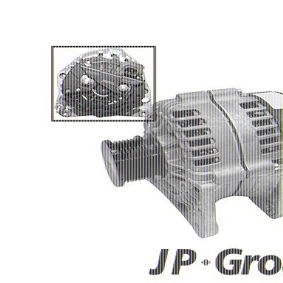 Jp Group Lichtmaschine 90 A [Hersteller-Nr. 1190101200] für Audi, Ford, Seat, Skoda, VW von JP GROUP