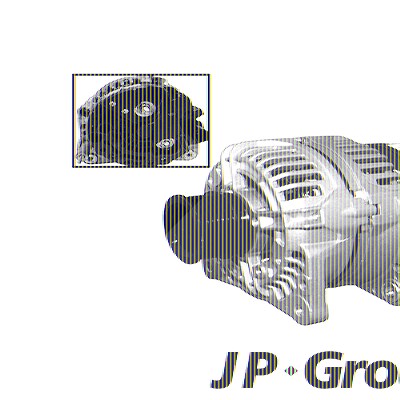 Jp Group Lichtmaschine 90A [Hersteller-Nr. 1190100800] für Audi, Seat, Skoda, VW von JP GROUP