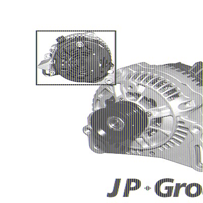 Jp Group Lichtmaschine 90A [Hersteller-Nr. 1190100500] für Seat, VW von JP GROUP