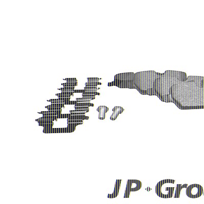 Jp Group Satz Bremsbeläge Hinterachse [Hersteller-Nr. 1463700510] für BMW, Mini von JP GROUP