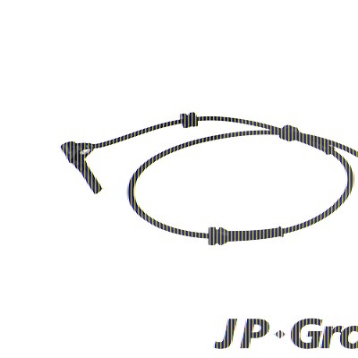 Jp Group Sensor, Raddrehzahl [Hersteller-Nr. 3397104480] für Fiat von JP GROUP