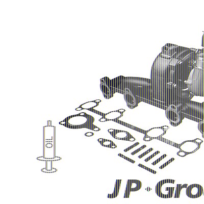 Jp Group Turbolader [Hersteller-Nr. 1117401100] für Audi, Ford, Seat, Skoda, VW von JP GROUP