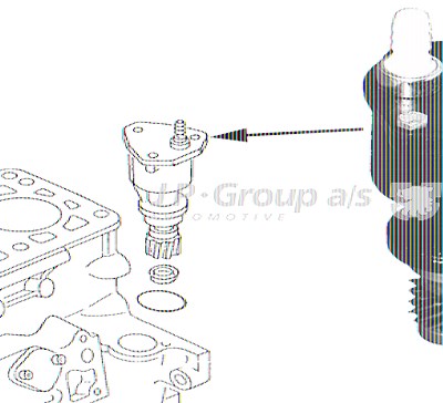 Jp Group Unterdruckpumpe, Bremsanlage [Hersteller-Nr. 1117100300] für Audi, VW von JP GROUP