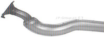 Jp Group Abgasrohr [Hersteller-Nr. 1120206300] von JP GROUP