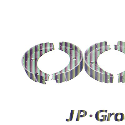 Jp Group Bremsbackensatz [Hersteller-Nr. 1163900710] für Mercedes-Benz, VW von JP GROUP