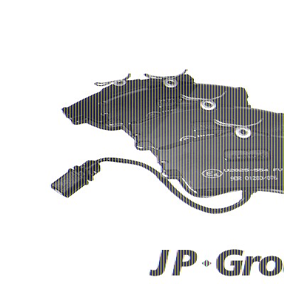 Jp Group Bremsbeläge Vorderachse inkl Warnkontakt [Hersteller-Nr. 1163603710] für VW von JP GROUP