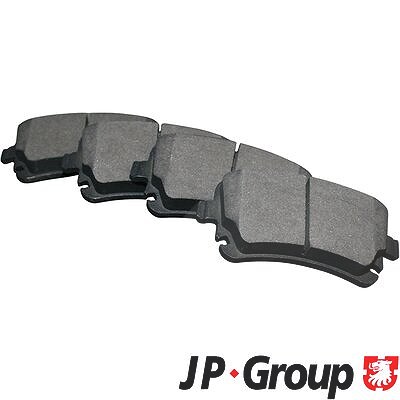 Jp Group Bremsbeläge hinten (Satz) [Hersteller-Nr. 1163706510] für Audi, VW von JP GROUP