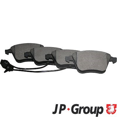 Jp Group Bremsbeläge mit VWK vorn (Satz) [Hersteller-Nr. 1163607010] für Audi, Seat von JP GROUP