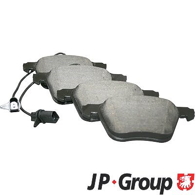 Jp Group Bremsbeläge vorne (Satz) mit VWK [Hersteller-Nr. 1163604410] für Ford, Seat, VW von JP GROUP