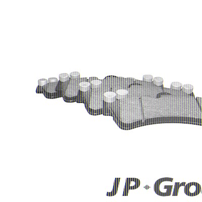 Jp Group Bremsbelagsatz, Scheibenbremse [Hersteller-Nr. 1163606710] für Audi, Porsche, VW von JP GROUP