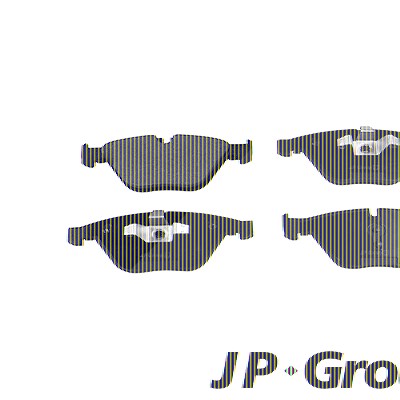 Jp Group Bremsbelagsatz, Scheibenbremse [Hersteller-Nr. 1463601810] für BMW von JP GROUP