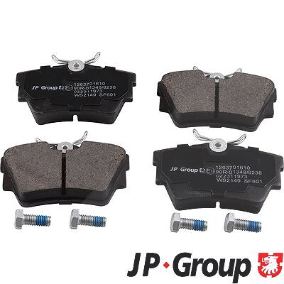 Jp Group Bremsbeläge hinten (Satz) [Hersteller-Nr. 1263701610] für Fiat, Nissan, Opel, Renault von JP GROUP