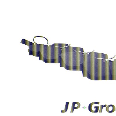 Jp group Bremsbelagsatz, Scheibenbremse Vw: Transporter 1163706110 von JP GROUP