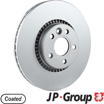 Jp Group 1x Bremsscheibe Vorderachse Belüftet [Hersteller-Nr. 1563105300] für Ford, Land Rover, Volvo von JP GROUP
