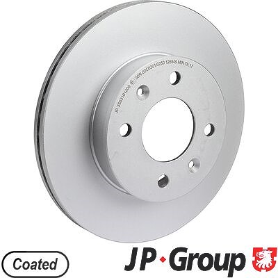 Jp Group 1x Bremsscheibe [Hersteller-Nr. 3563101200] für Hyundai von JP GROUP