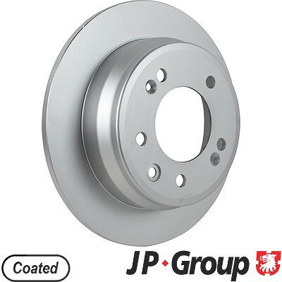 Jp Group 1x Bremsscheibe Hinterachse Voll [Hersteller-Nr. 3563200500] für Hyundai, Kia von JP GROUP