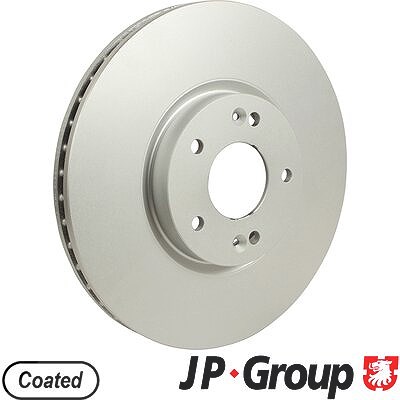 Jp Group 1x Bremsscheibe [Hersteller-Nr. 3563101500] für Hyundai, Kia von JP GROUP