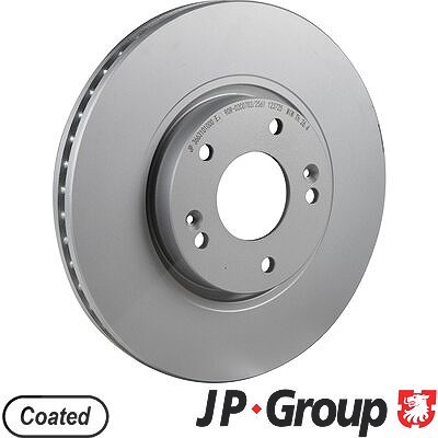 Jp Group 1x Bremsscheibe [Hersteller-Nr. 3663101000] für Hyundai, Kia von JP GROUP