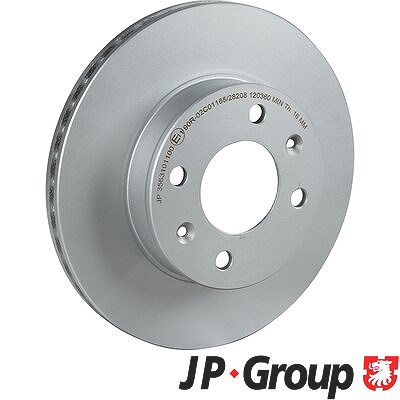 Jp Group Bremsscheibe [Hersteller-Nr. 3563101100] für Hyundai, Kia von JP GROUP