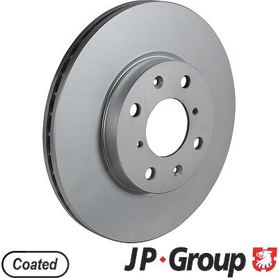 Jp Group 1x Bremsscheibe [Hersteller-Nr. 1263106000] für Opel, Suzuki, Vauxhall von JP GROUP