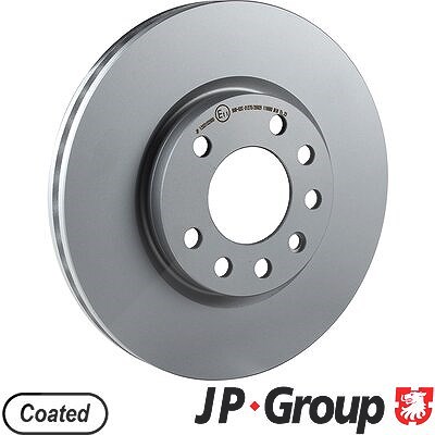 Jp Group 1x Bremsscheibe [Hersteller-Nr. 1263102900] für Opel, Vauxhall von JP GROUP