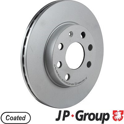Jp Group 1x Bremsscheibe [Hersteller-Nr. 1263104600] für Opel, Vauxhall von JP GROUP