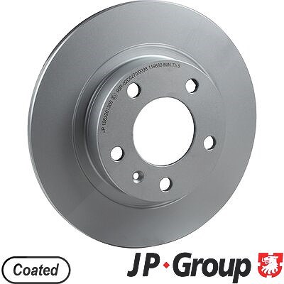 Jp Group 1x Bremsscheibe [Hersteller-Nr. 1263201300] für Opel, Vauxhall von JP GROUP