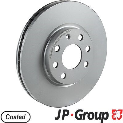 Jp Group 1x Bremsscheibe [Hersteller-Nr. 1263104100] für Opel, Vauxhall von JP GROUP